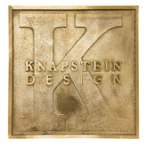 Plaque nominative en laiton BNP015